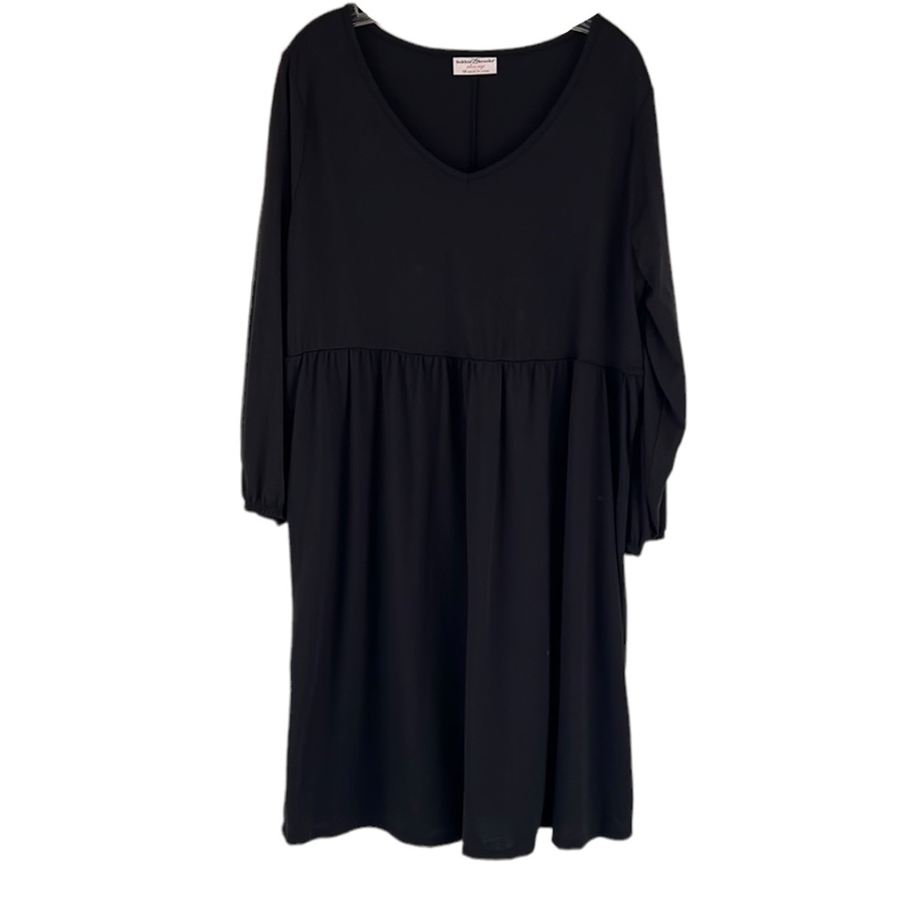 Bobbie Brooks Plus Size 1X Black Dress